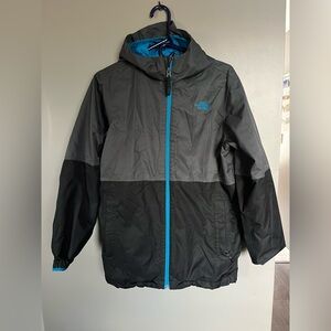 The North Face Black and Blue 3 in 1 Hooded Jacket